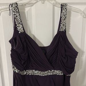 Dress barn purple size 18 dress